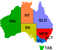Map of Australia